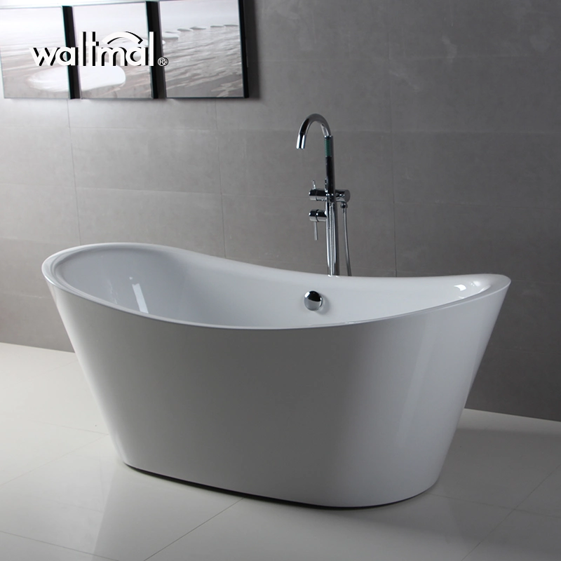 Modern Luxury Double Deep Acrylic Deep Freestanding Bathtub