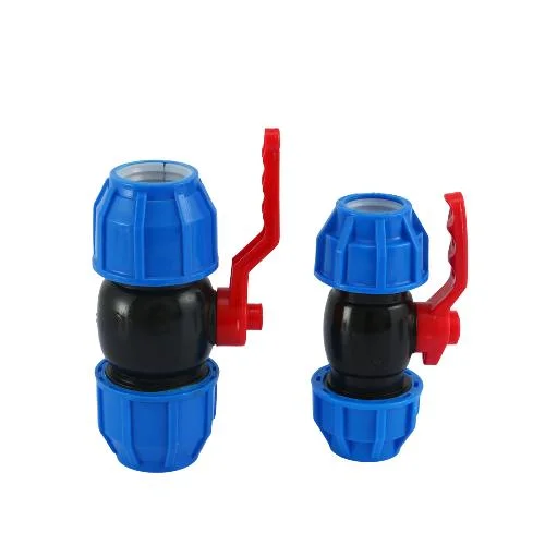 Blue Pipe Switch PP Quick Connect Ball Valve CE