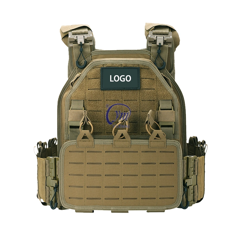 2022 Custom Chaleco Tactico poliéster Oxford Fabric outros policiais Molle portador da placa de táctica militar Vest