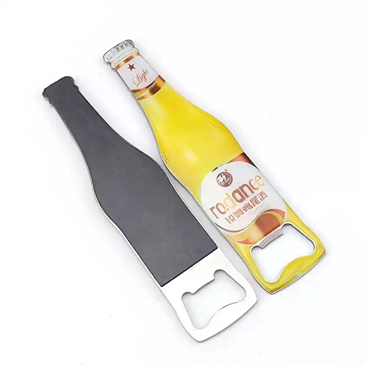 Custom Printing Beer Opener, Bottle Shape Opener, Stainless Steel Opener, Wine Bottle Opener, Promotional Gift Metal Opener