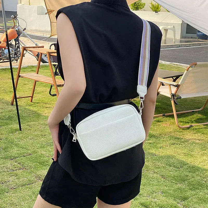 Factory Custom High quality/High cost performance  PU Leather Shoulder Bag Ladies Elegant Cross Body Sling Bag