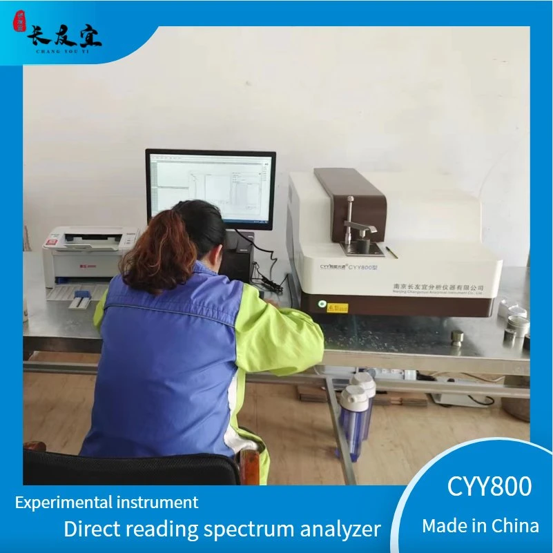 Spectromètre, analyse par éléments métalliques par spectromètre à étincelles