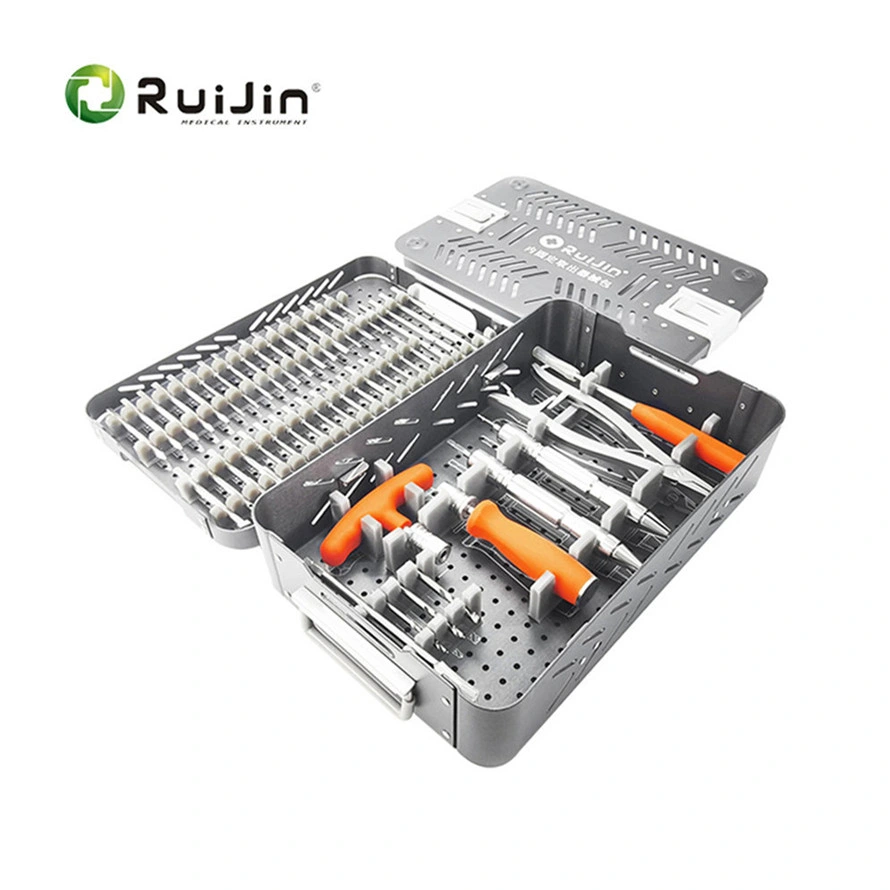 Broken Screw Removal Instrument Set II for Intramedullary Nail Removal Internal Fixation of Medical Instrument Set