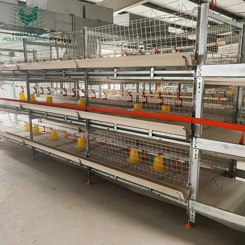 Quality Poultry Farming 3 Tier H Frame Egg Layer Chicken Battery Broiler Cage for Sale