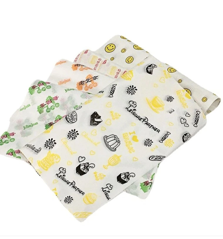 Packaging Deli Hamburger Wrapper Burger Wrap Grease Proof Paper