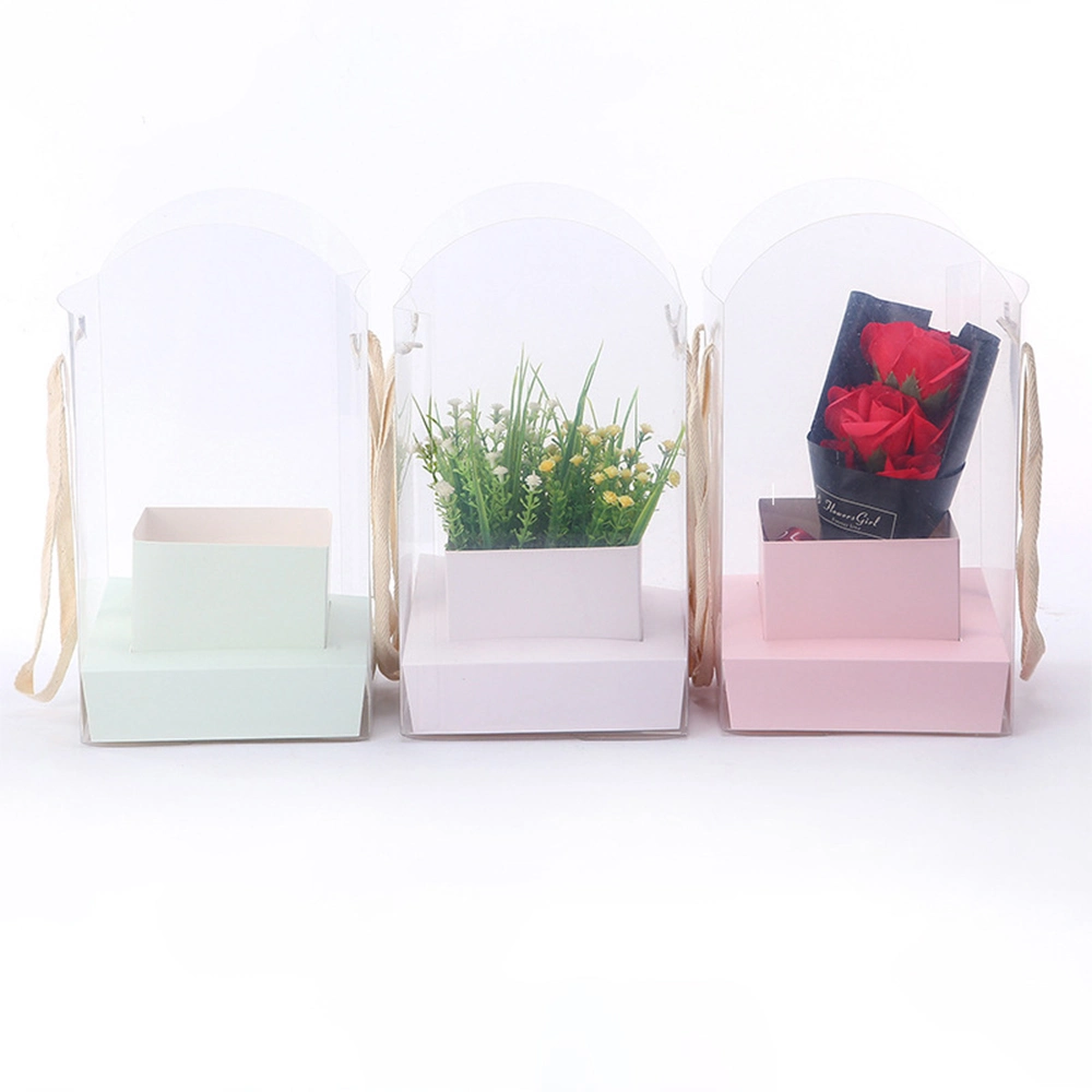 New Style Rectangular Flowers Packaging Gift Box Bouquet Package