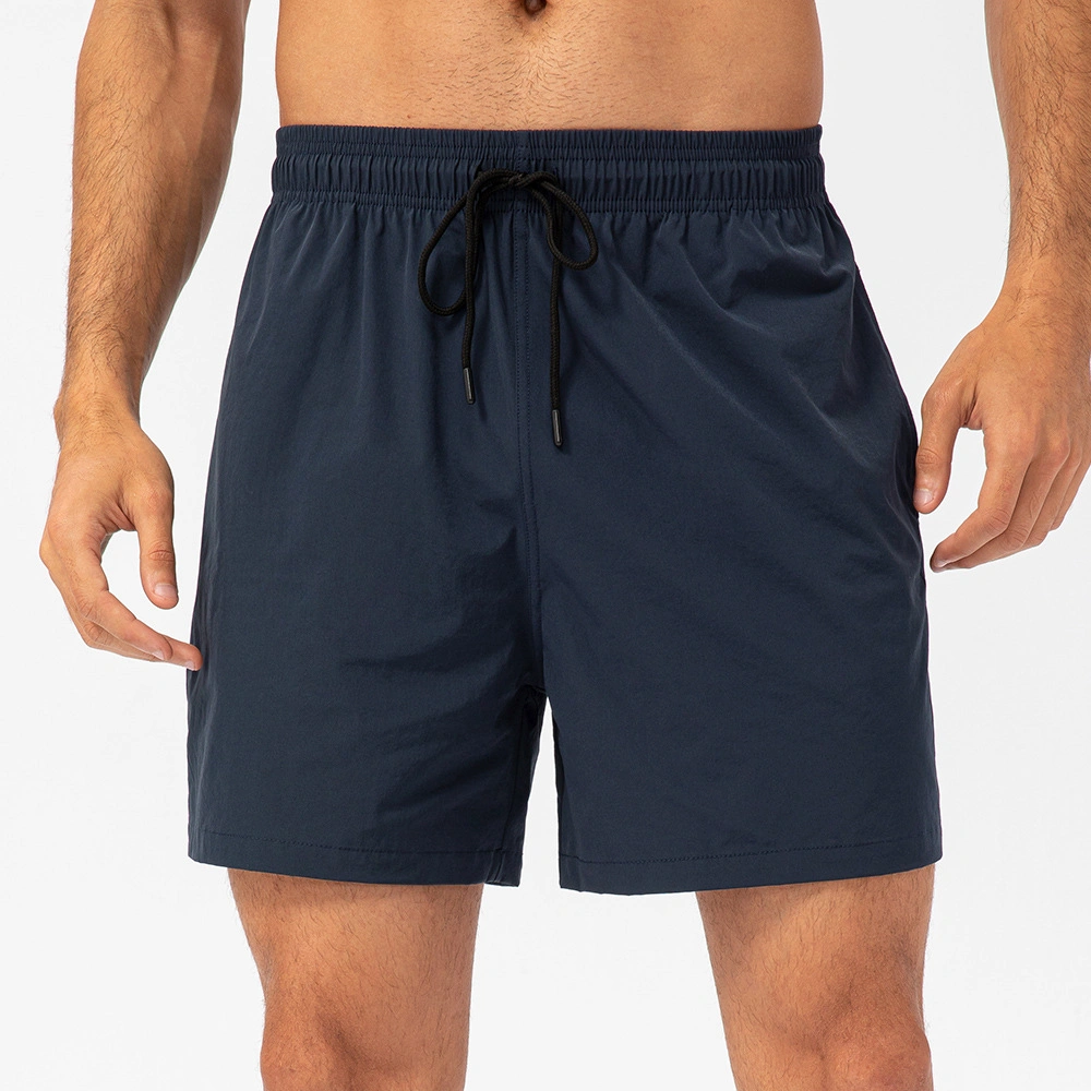 Herren Sommer Loose Sport fünf Minuten Hose atmungsaktiv gefüttert elastisch Shorts Quick Dry Fitness Lässige Laufshorts