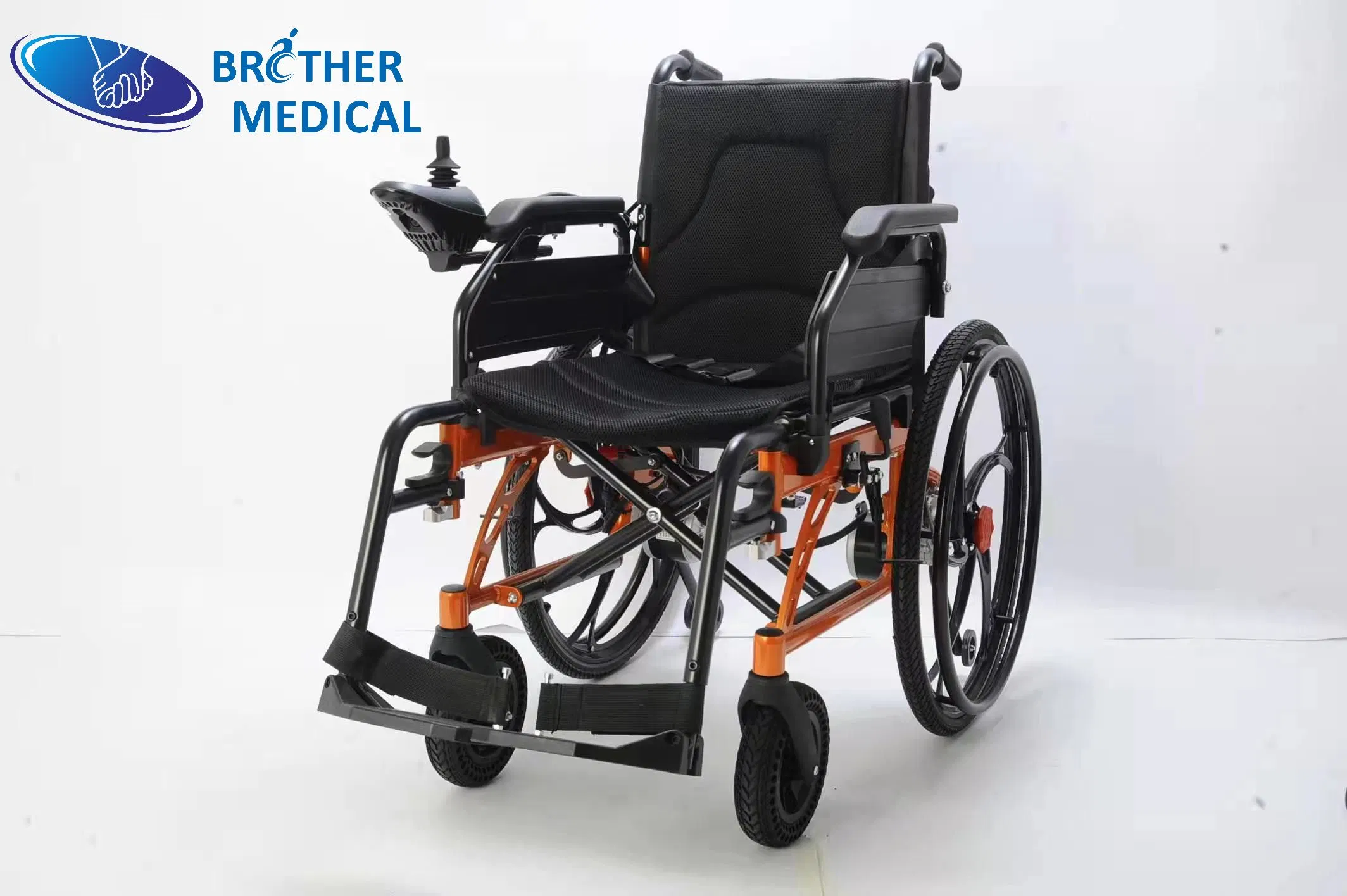 Rehabilitation Therapy Supplies Manual Travel Electric Wheelchair for Disabled