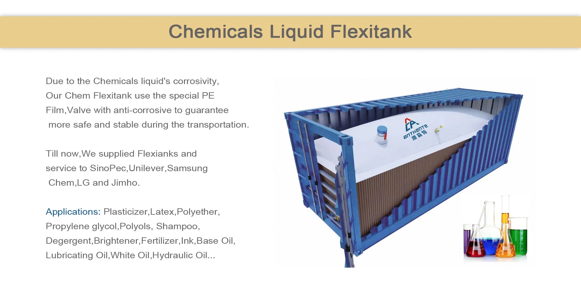 Flexitanks, Low-Cost Solutions pour le transport de liquides en vrac