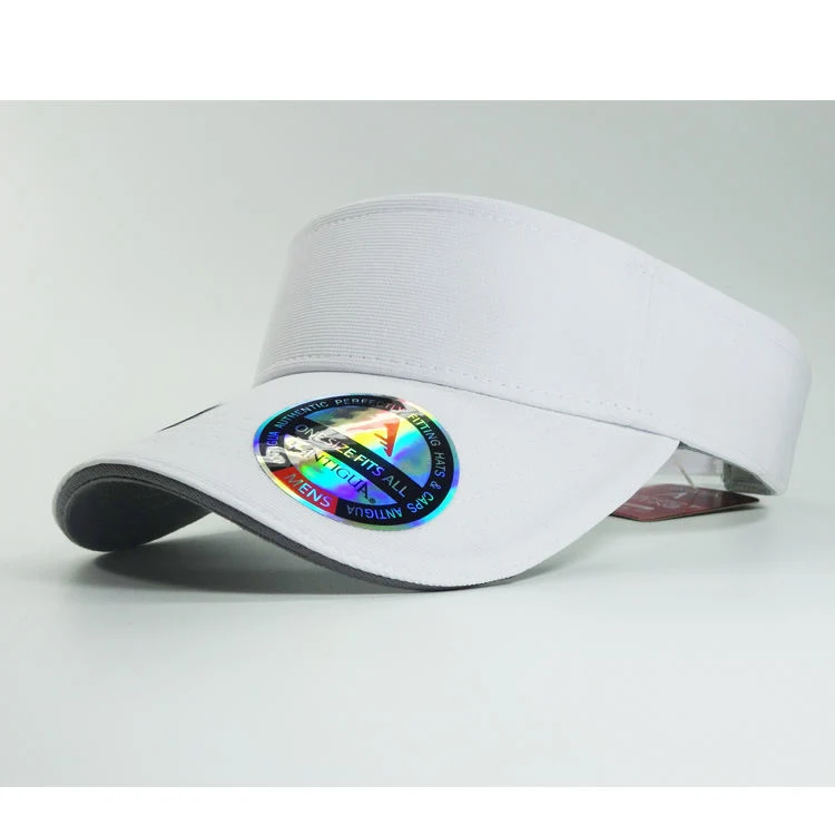 Custom Sweat-Absorbent pare-soleil de la protection de néon Tennis Sports Golf chapeaux Visor