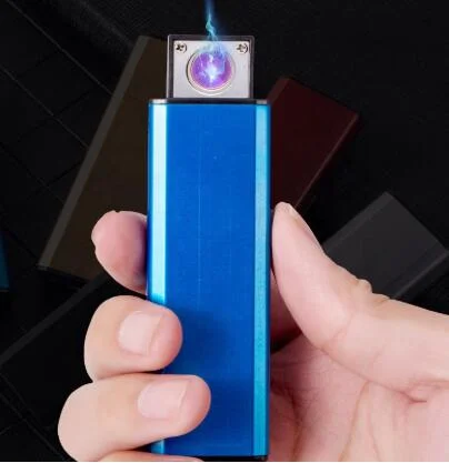 Creative Fingerprint Screen Ultrathin Windproof Lighter