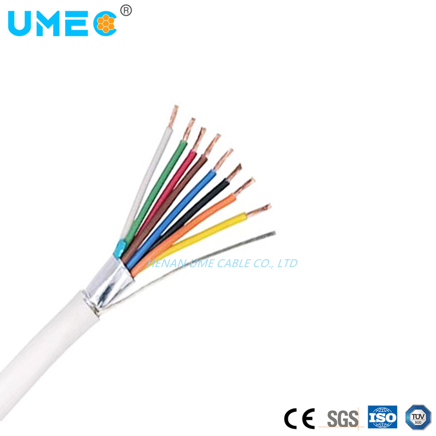 High Temperature Resistance Braiding Shielded Cable Electric Computer Instrument Cables