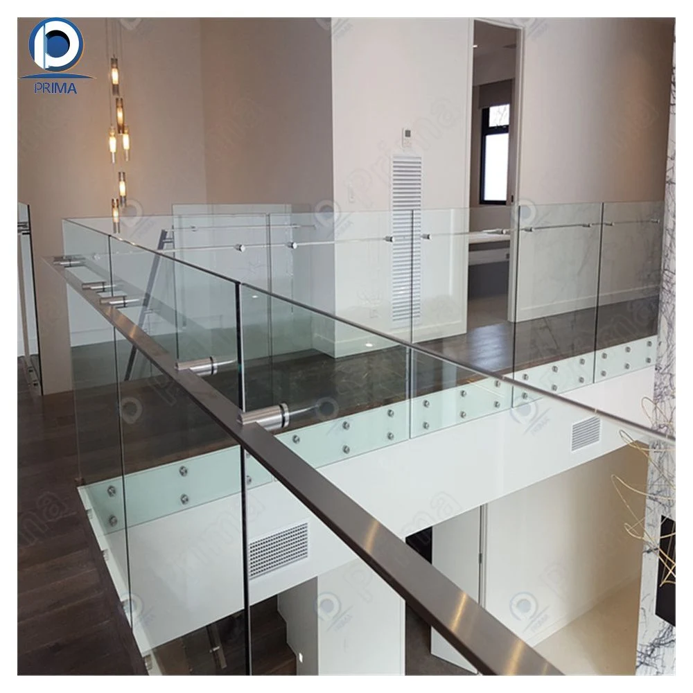 Outdoor Tempered Glass Balustrade for Balcony Glass Railing Handrails