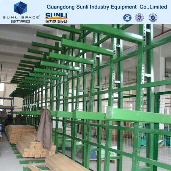 500kg Powder Coated Indutrial Storage Heavy Duty Cantilever Rack