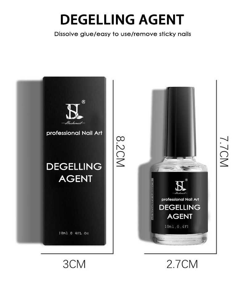 HS OEM/ODM Nail Supplies Degelling Agent Remove Nail Tips Private Label 10ml Press on Nail Glue Remover