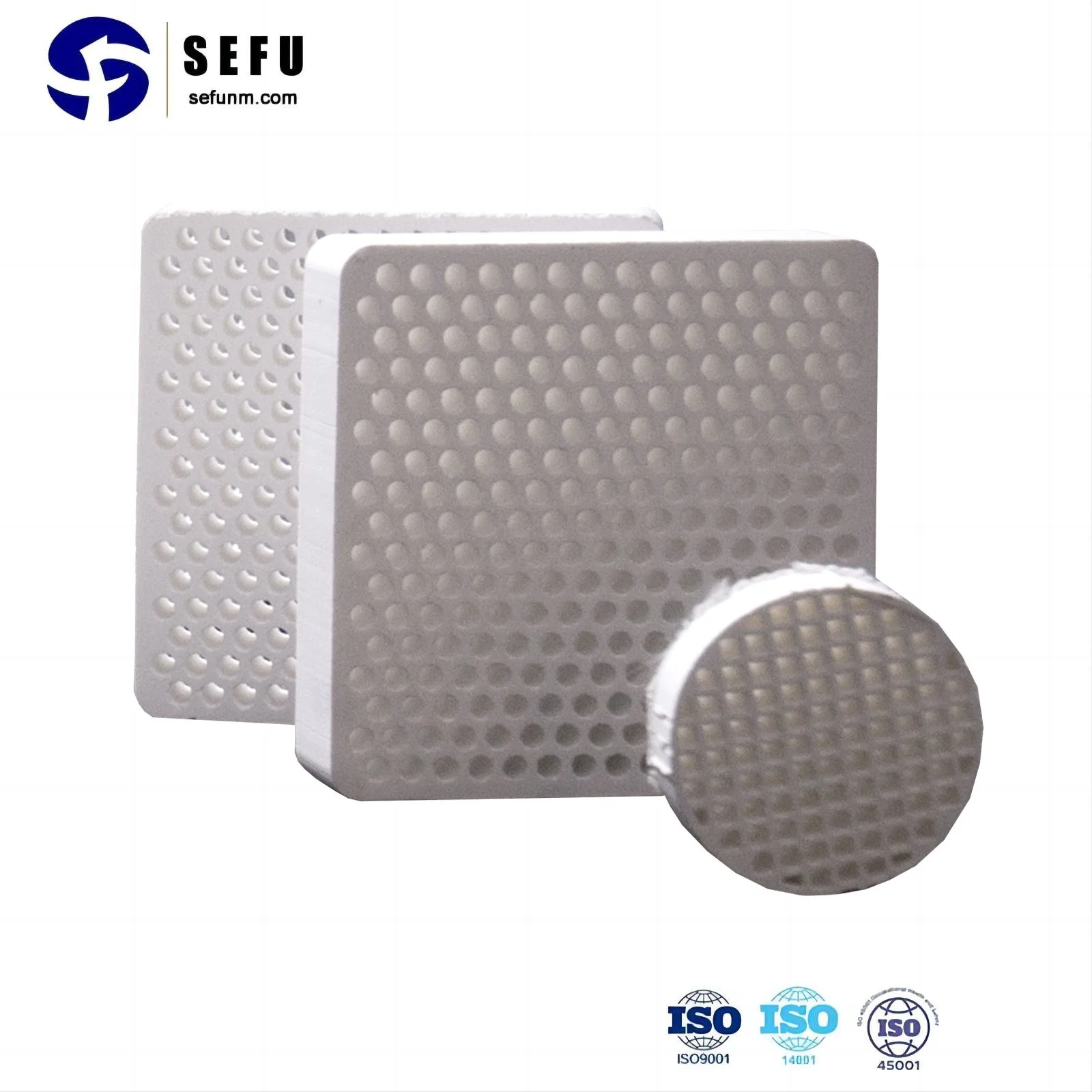 Honeycomb Filter Anti Bacteria Cordierite Ceramic TiO2 Photocatalyst Filter for Air Purifier