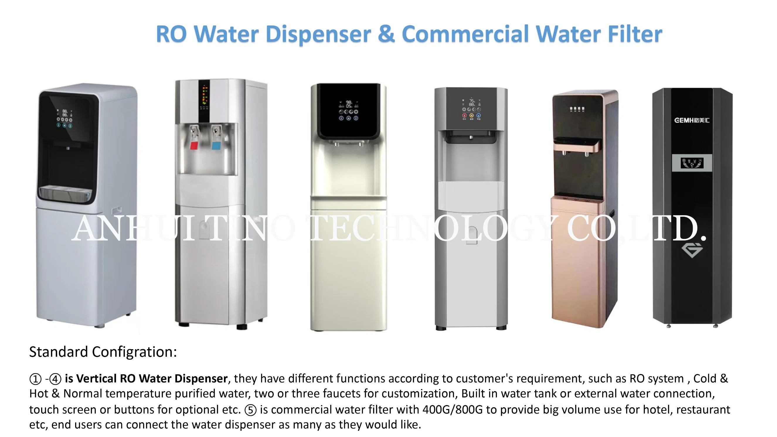 Direct Drinking Manual Hot and Cold Water Dispenser with High Cost Performance and Compressor Refrigeration