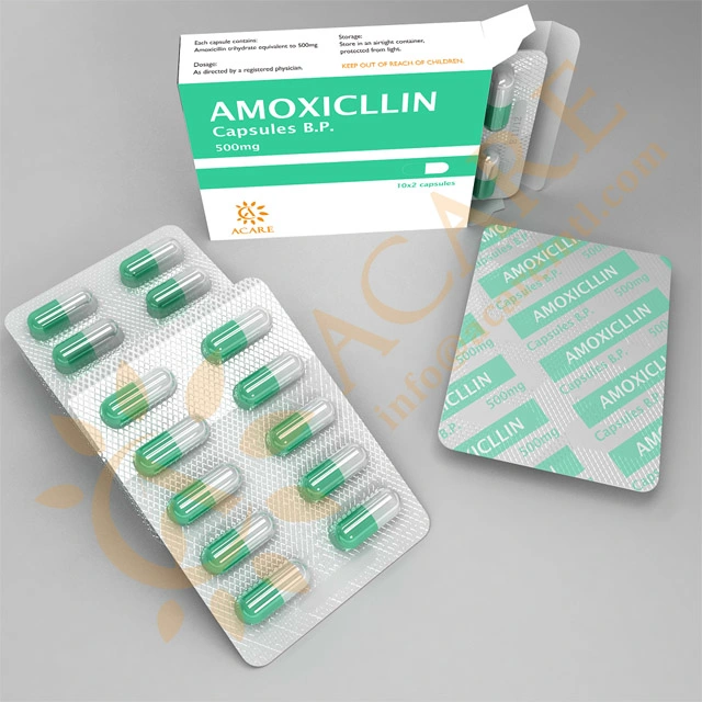 Pharma Sellers Capsula de Amoxicilina Capsula de Amoxicilina 250mg; 500mg