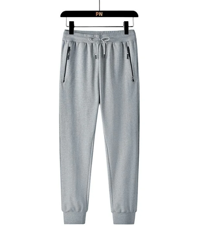 Cotton Men's Sweatpants Spring Casual Pants Loose Large Size Sweatpants Straight Pants Men