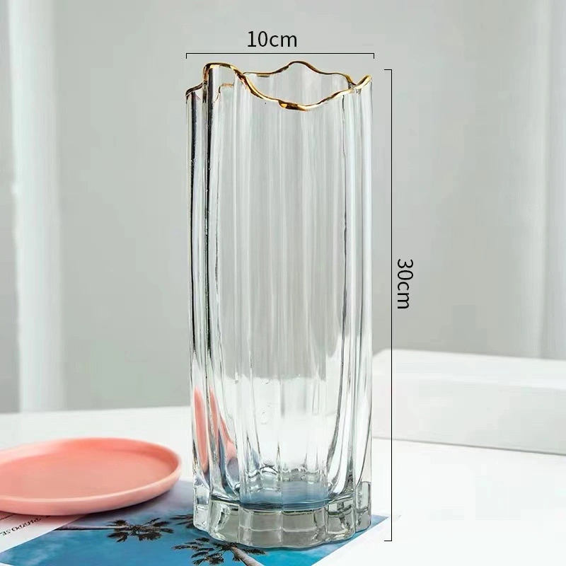 New Design Luxury European Style Glass Flower Vase