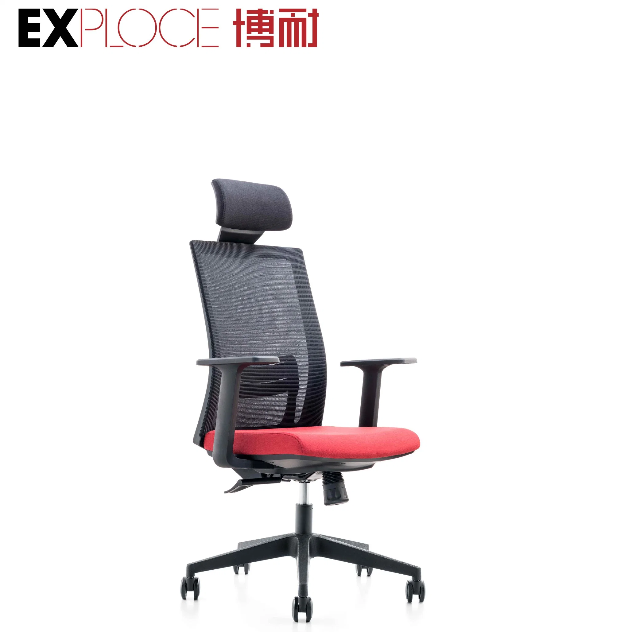 Home Office Ergonomischer Schreibtisch Mesh Computerstuhl mit Lendenwirbelstütze Armlehne Executive Gaming