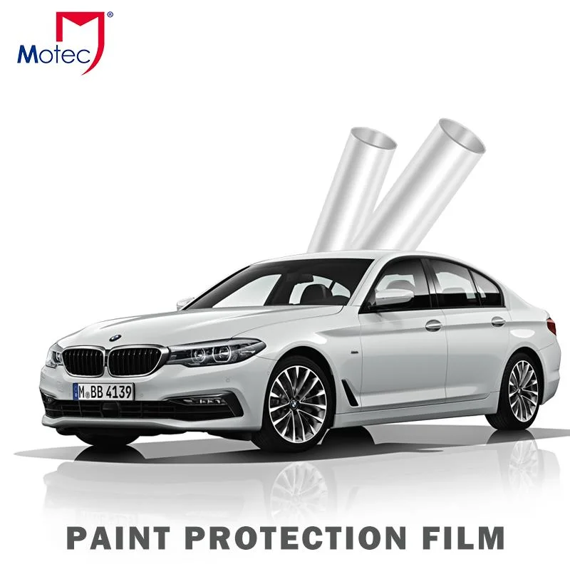 10 Years Warranty Glossy Self Adhesive Wrap Vehicle Auto-Repaired Anti Scratch Car Body Clear Paint Protection TPU Ppf Film