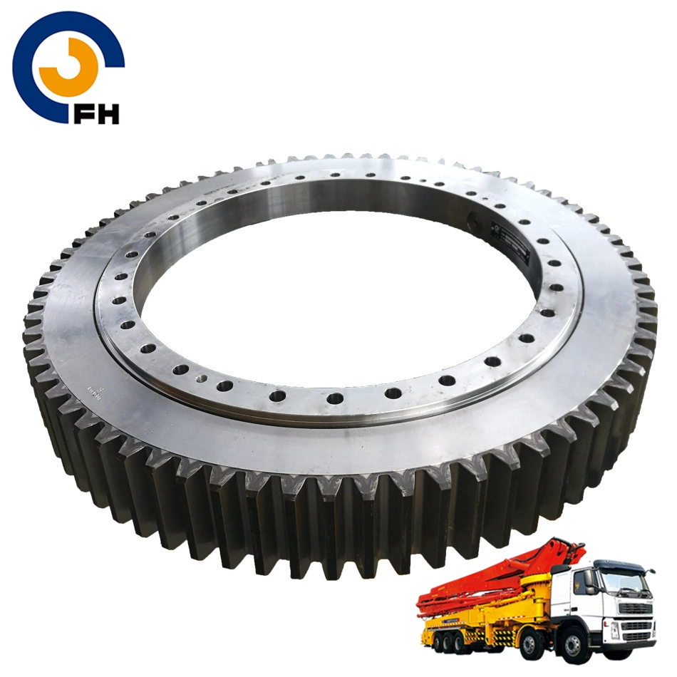 Long Spiral 01-1050-00 External Gear Engineering Drilling Rig Use Swing Ring External Teeth Ball Slewing Bearing