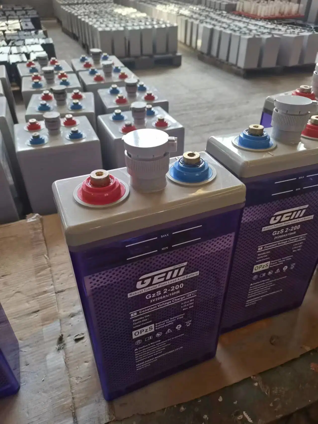 GEM Battery I GzS Series Wet/Dry GzS 2-2500 (OPzS 2V-2500AH)