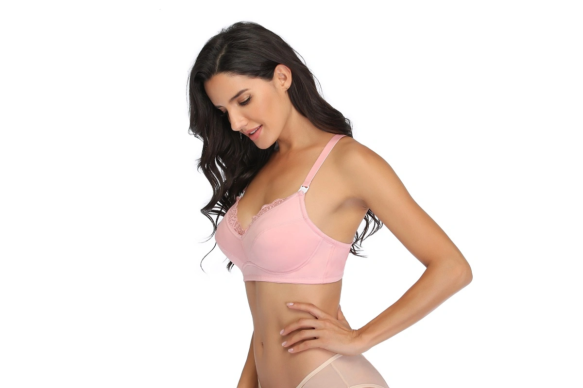 Wome's Nursing Bra with Soft Inner Fabric Fashion Design