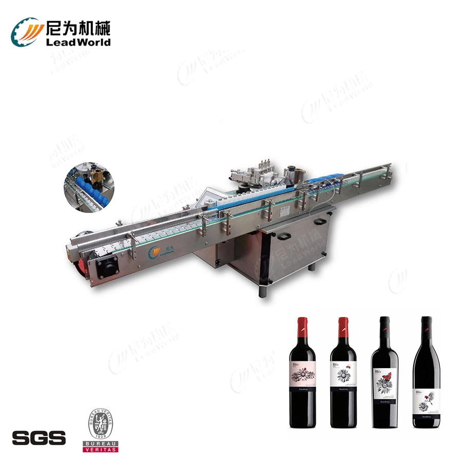 Glass Bottle Paper Label Labeling Machine/Wet Glue Labeling Machine for Red Wine Bottle