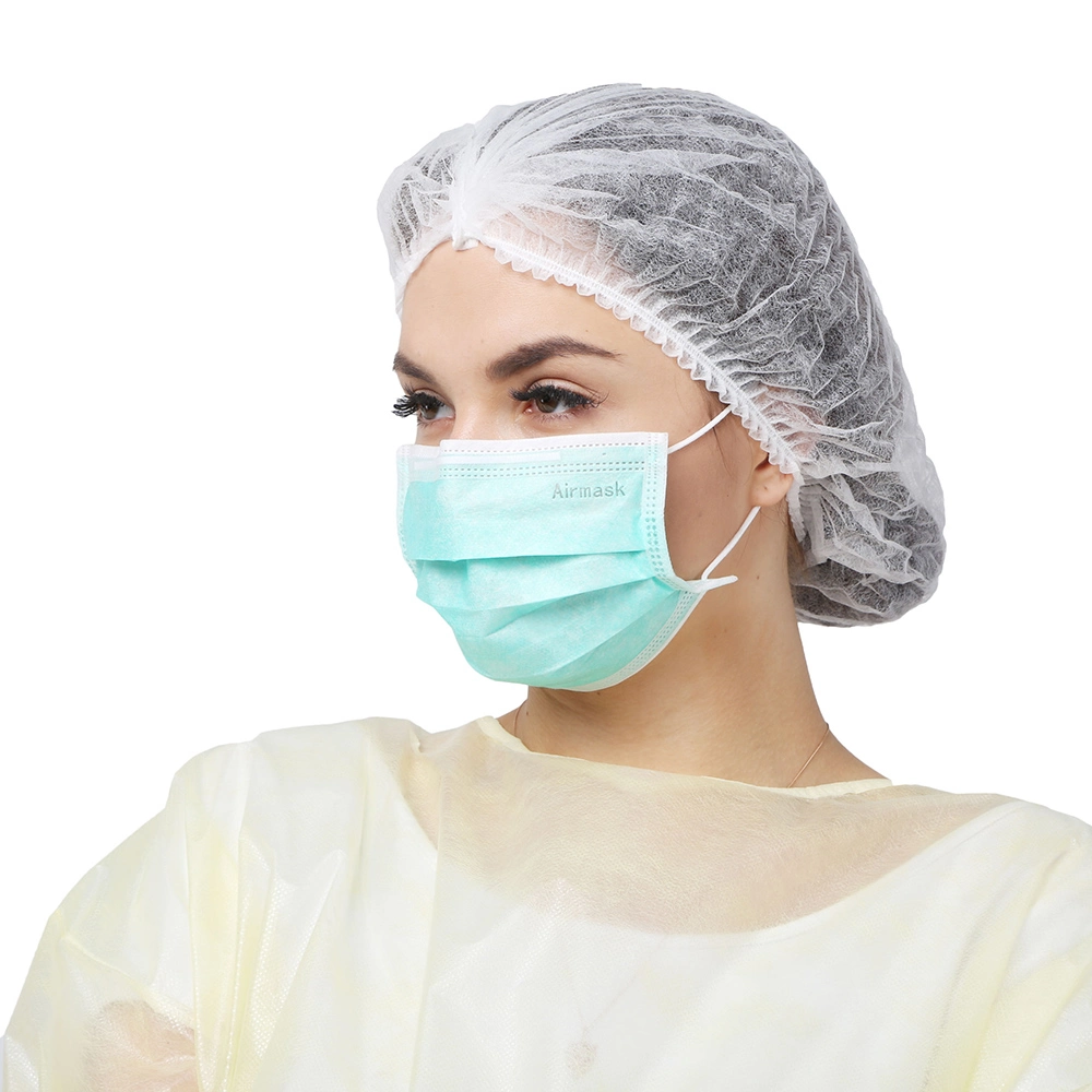 50 PCS Wholesale Non Woven Pleated Sanitary Breathable Daily Use Disposable Non Medical Earloop Protection Mask