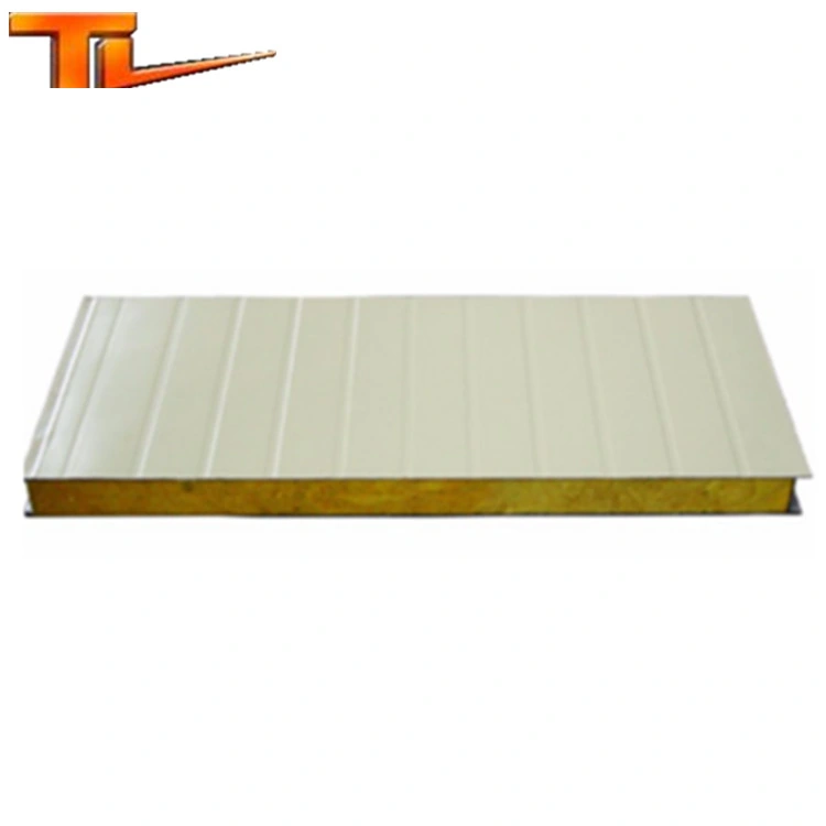 Rockwool Sandwich for Prefabricated Steel Warehouse Steel Structure Workshop Material