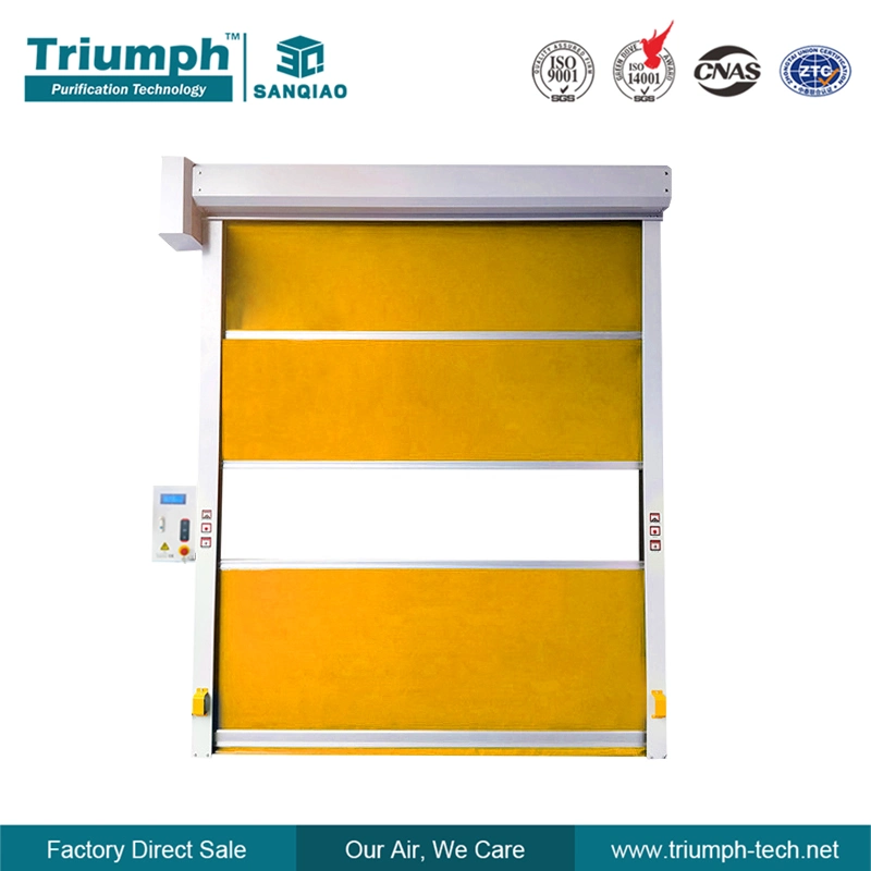 PVC Automatic Fast High Speed Vertical Steel Roller/Rolling Shutter Door for Sale