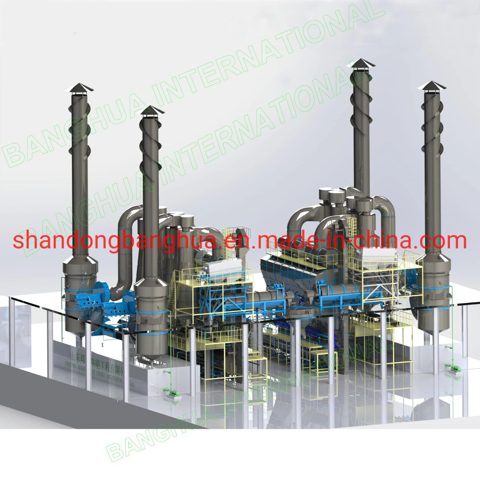 Hot Sale Calcium Chloride Drying Equipment in Calcium Chloride Factory