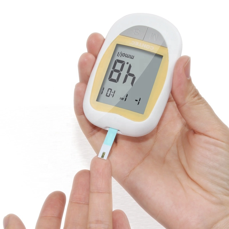 Contec Nova chegada Portátil medidor de glicose no sangue Glucometer