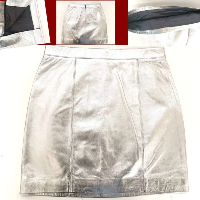 OEM Synthetic Genuine Leather Jackets Wholesale Dress PU Short Skirts