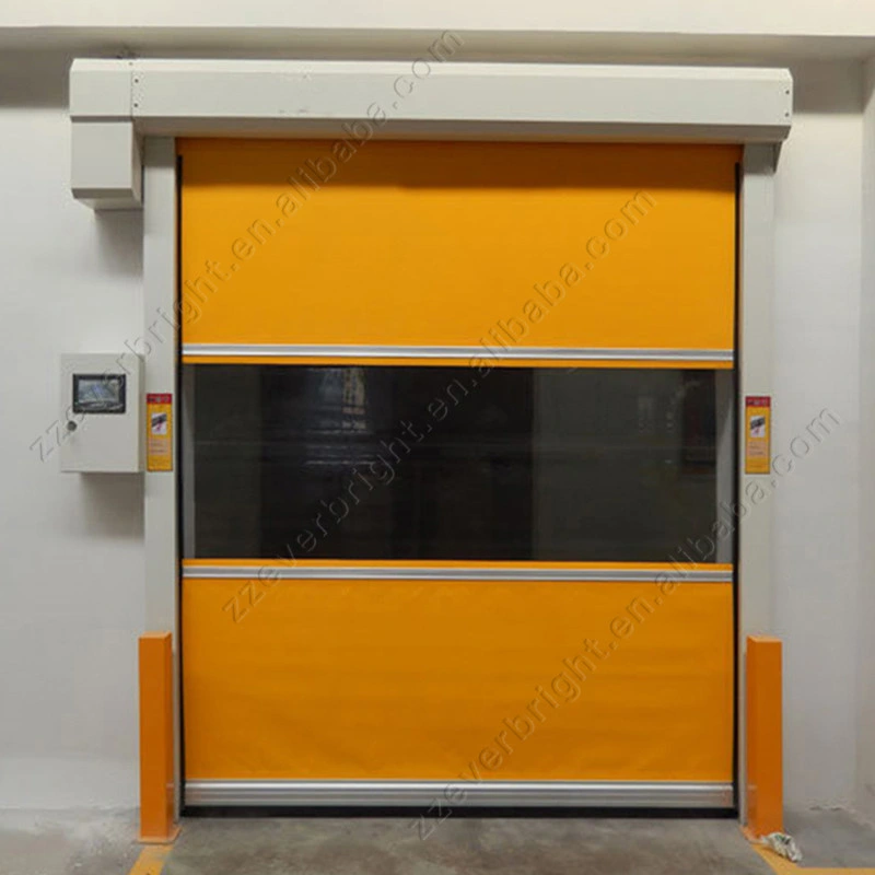 Big Warehouse Used Flexible PVC High Speed Sliding Door