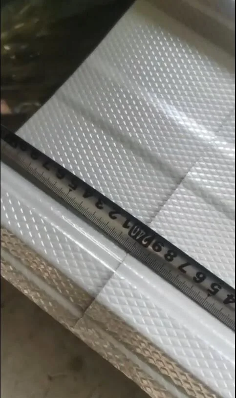 0,2, 0,3, 0,4mm acabado en relieve bobina de aluminio recubierto de color PPGI galvanizado