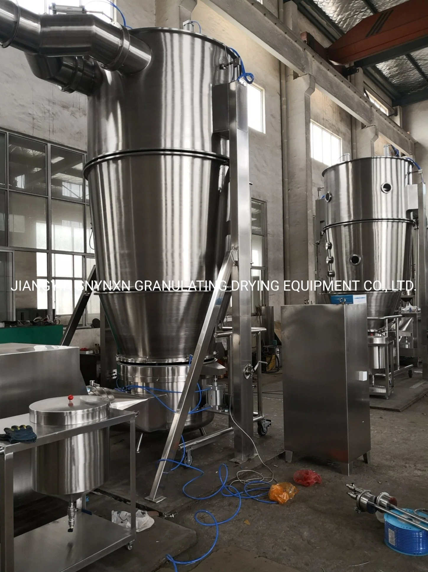 GMP Designed Pharmaceutical Grade Granulator Fluid Bed Dryer