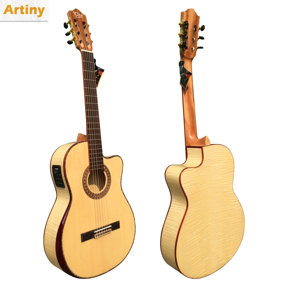 Handmade High Grade Professional Nylon String Classical Guitar for Sale