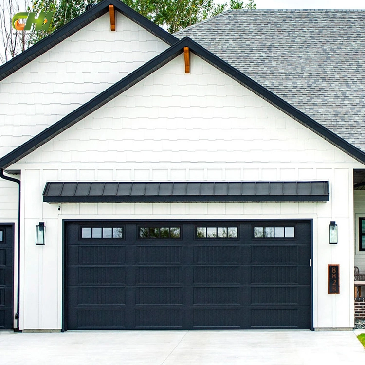 Isluated Steel Commercial Roll up 9 X 7 Sectional Overhead Garage Doors