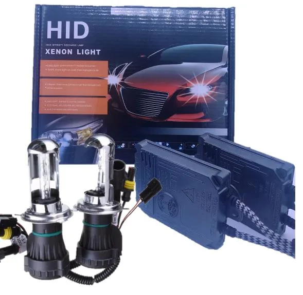 مصباح سيارة HID 55 واط H4 (9003 HB2) مجموعة المصابيح الأمامية لتفريغ الشدة العالية لتحويل الزينون عالية/منخفضة الزينون