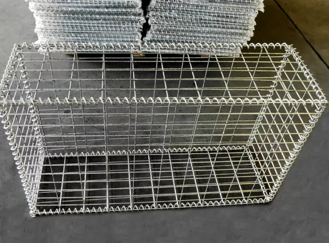 100 *100*50 Boîte de gabions soudé Galvanzied/50mm*50mm boîte de gabions soudé