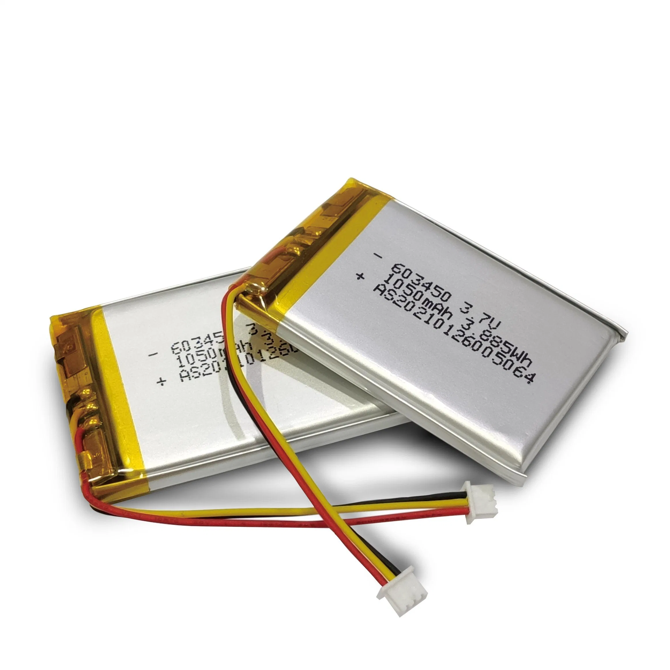 Rechargeable Small Battery 603450 Lithium Polymer Battery 3.7V 1050mAh Lipo Cell