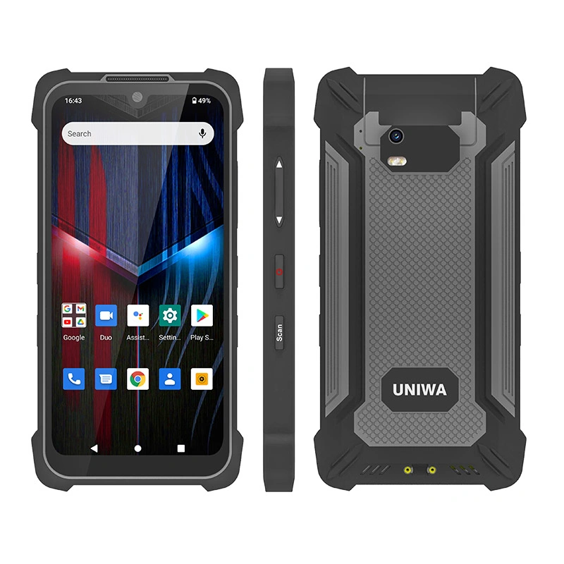 Uniwa P551 5.5 بوصة IP68 2D الرمز الشريطي PDA القوي