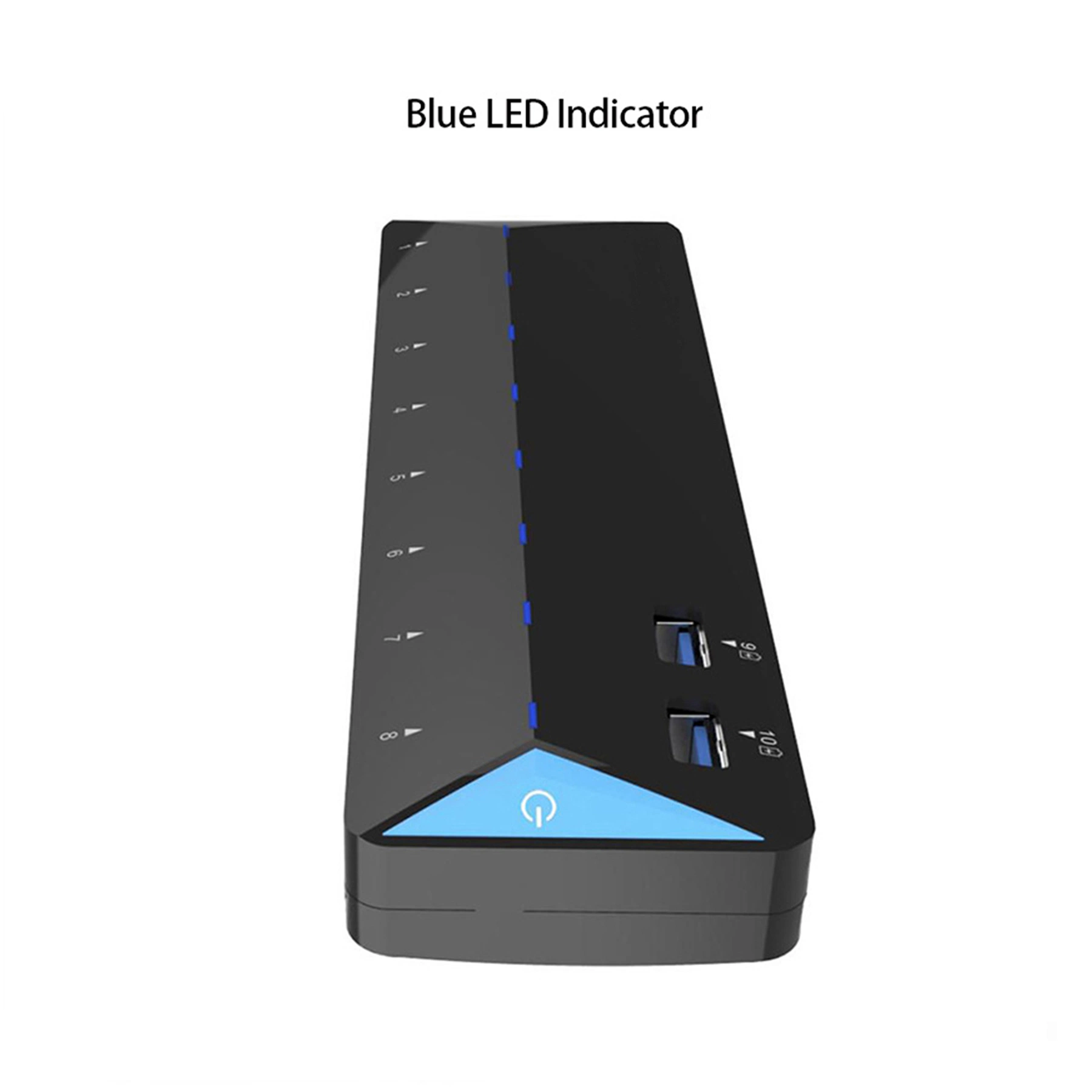 Uh3101 5gbps USB 3.0 Bc1.2 Charging 10 Port Hub