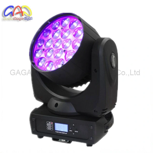 19X12W LED de Osram Zoom cabezal movible de haz de luz