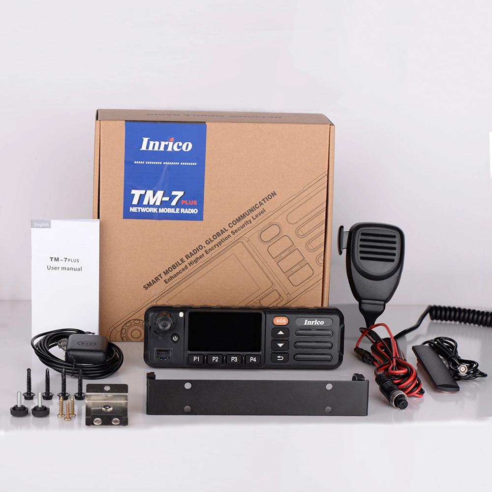 Rendimiento de alta calidad/alto costo de proveedor de Walkie talkie de 4G Radio Inrico TM-7 Plus