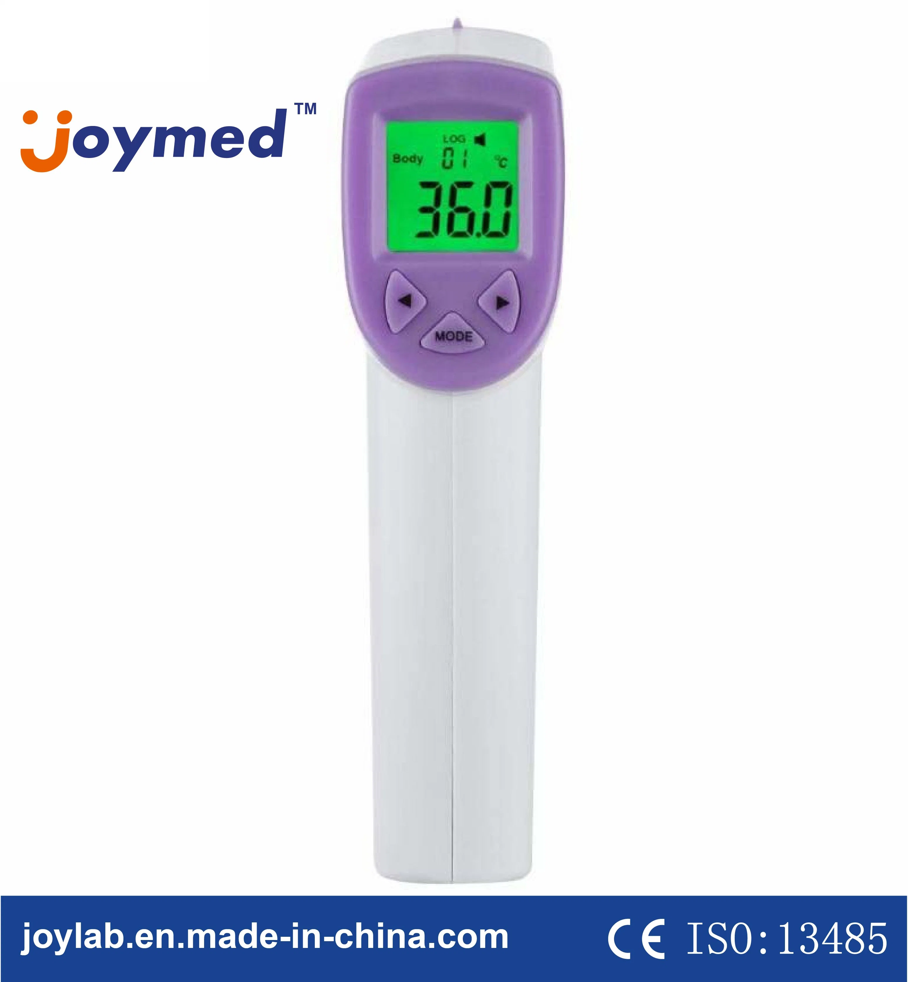 Thermomètre infrarouge numérique bébé Pistolet de mesure de la fièvre de la température corporelle adulte enfants Front Thermomètre IR LCD sans contact