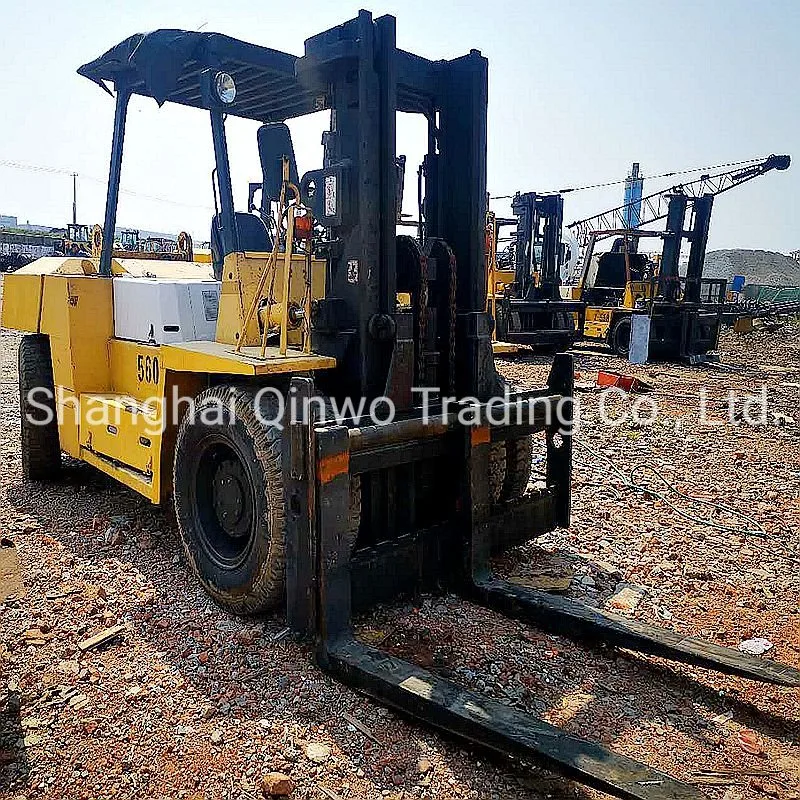 10ton gebrauchter TCM Fd100z Container Gabelstapler mit Isuzu Diesel Motor für Lagermaschine